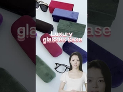 SF marchio Velvet 5 colore scatola di ferro metallo viola rosso verde blu nero scatola di occhiali ottici